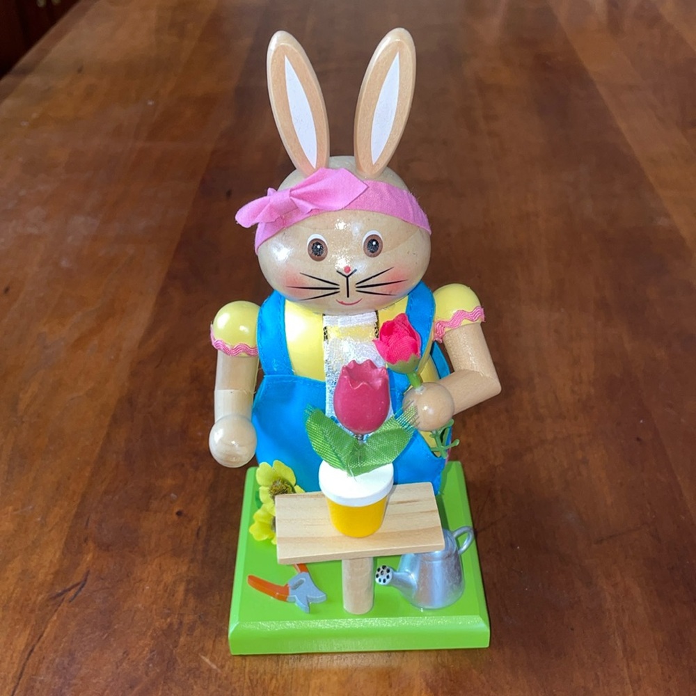 Bunny Wood Nutcracker